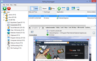 Refog Keylogger screenshot 1