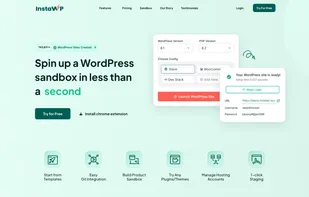 InstaWP screenshot 1