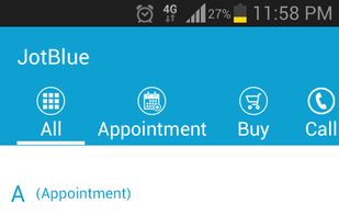 JotBlue screenshot 1