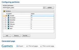Data Partitioning on the created site