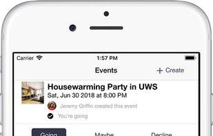 Attend and host group events!