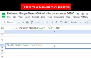 Pathway’s hosted pipelines integrate seamlessly with Google Drive and SharePoint environment.
