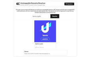 Unstoppable Domains Resolver screenshot 2
