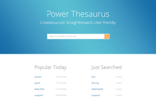 Power Thesaurus screenshot 1