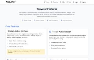 TapVoter screenshot 2