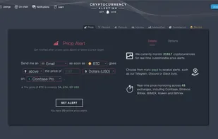 Cryptocurrency Alerting screenshot 1