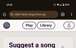 Upload your own songs