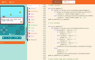 Code editor