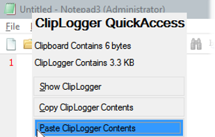 clipLogger screenshot 2