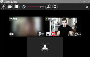 Sergey has removed his virtual frosted glass.