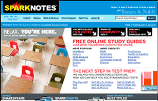 Sparknotes in 2005