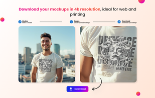 Tshirt Designs Mockup Generator  screenshot 1