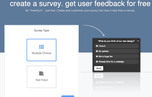 Inuitive builder on the homepage