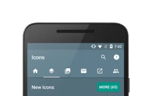 Flat White Icon Pack screenshot 3