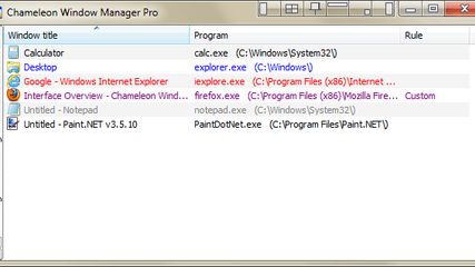 Chameleon Window Manager screenshot 6