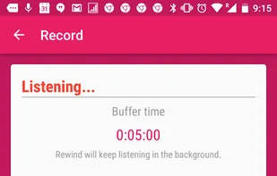 Rewind: Reverse Voice Recorder screenshot 1
