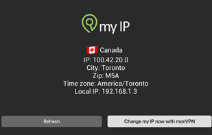 check IP on Apple tv