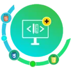 HTML Code Play Plus icon