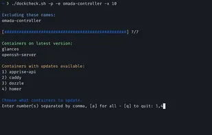 dockcheck screenshot 1