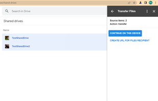 Google Drive add-on: action init