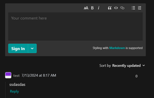 Remark42 screenshot 1