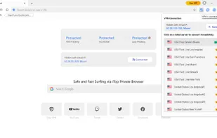 iTop Private Browser screenshot 2