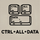 Ctrl+All+Data icon