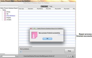 Stellar Phoenix Database Repair For FileMaker screenshot 3