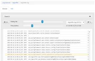 logsniffer screenshot 1
