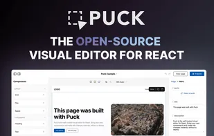 Puck is the open-source visual editor for React.