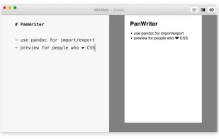 PanWriter screenshot 1
