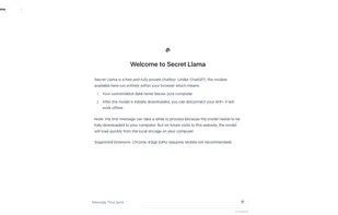 Secret Llama screenshot 1