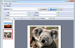 Wise PDF Preview and Rename screenshot 1