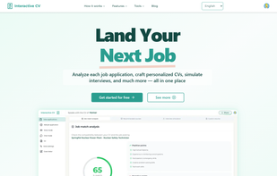 Landing page