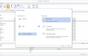 ApexSQL Script screenshot 1