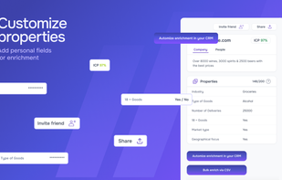 Customize the data you want to know about the customer