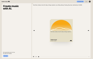Stable Audio screenshot 1