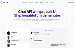 MinChat screenshot 1