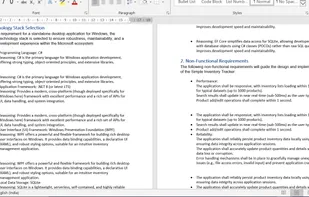 Detailed Technical Specifications generated automatically from your requirements.