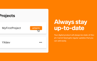 The Software as a Service development tool Carrot Seed updates all you dependencies for you.