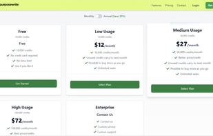 purposewrite Pricing