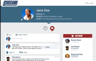StatCard Sports screenshot 1