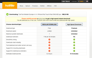 Hotfile.com screenshot 1