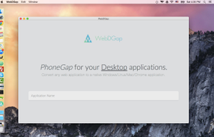 WebDGap running on Mac OS X El Capitan v10.11