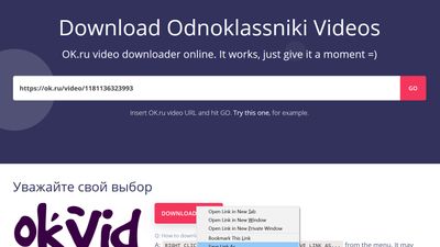 download video file