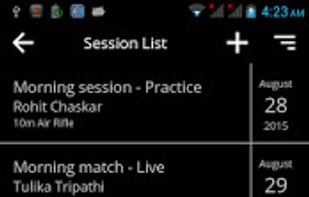 Shooting Analyzer screenshot 1