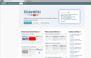 SlideWiki screenshot 1