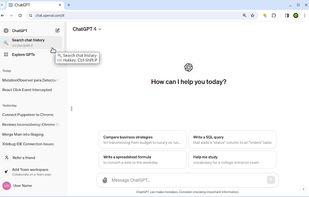 Searchable ChatGPT screenshot 1