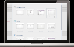 Many question types.
