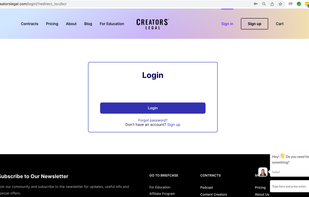 Creators Legal screenshot 3